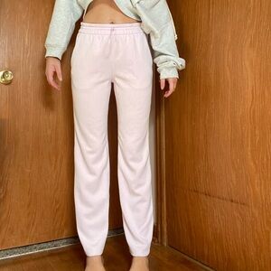 Lululemon Softstreme pants in light pink